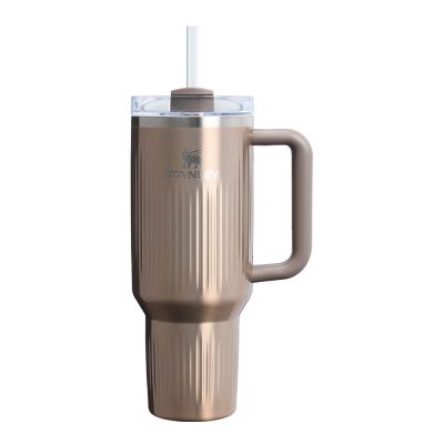 Stanley - Stanley Quencher H2.0 Fluted tumbler Termosmuki 1,18 L Pale Gold Shine