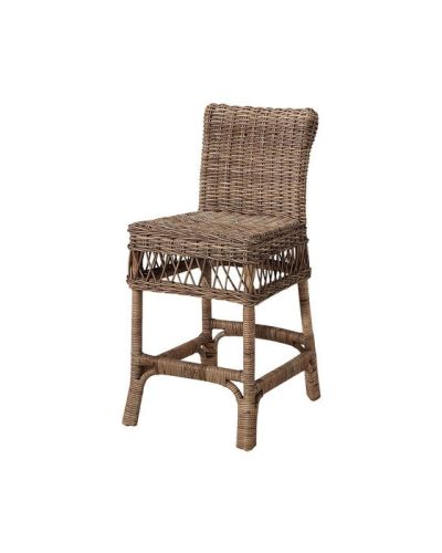 Artwood Rottinkinen baarituoli Providence, harmaa