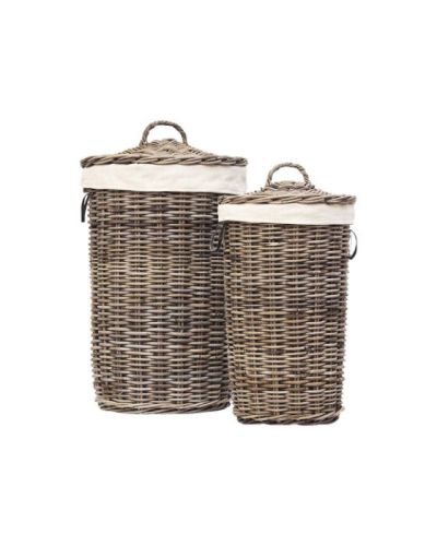 Artwood Kubu pyykkikori rottinki 2-setti