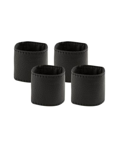Artwood Nero Napkin Rings Black 4-pack