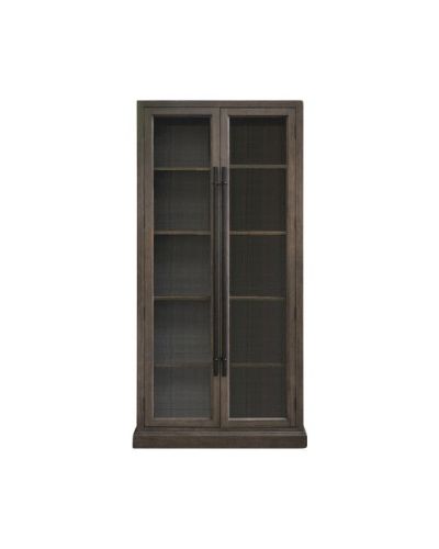 Artwood Narbonne Glass Cabinet Dark Brown