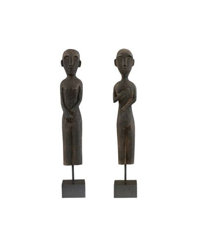 Artwood Zika and Rama -puuhahmot, musta