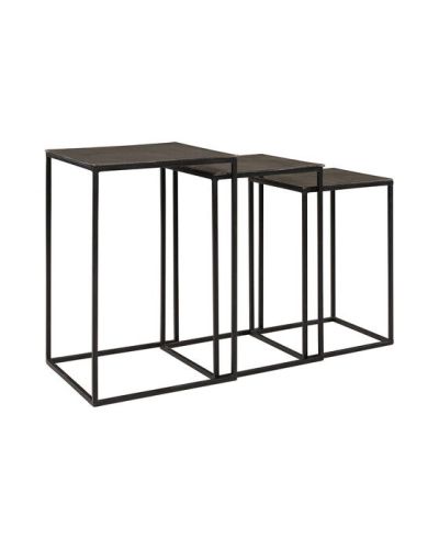 Artwood Nova Side Table Graphite 3-pcs