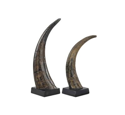 Artwood Avorio Corno -koriste-esine ruskea/musta