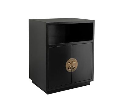 Artwood Macao-yöpöytä musta