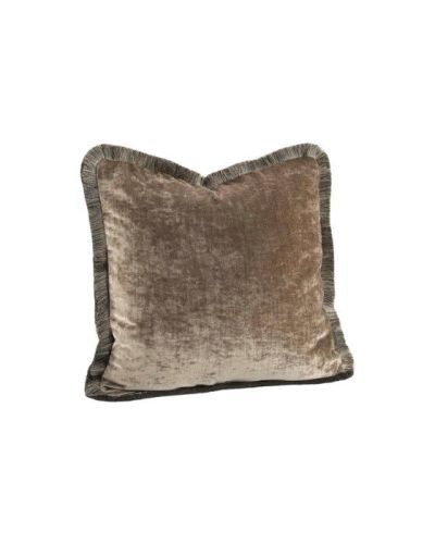 Artwood Garda Velvet -tyynynpäällinen hapsuilla beige