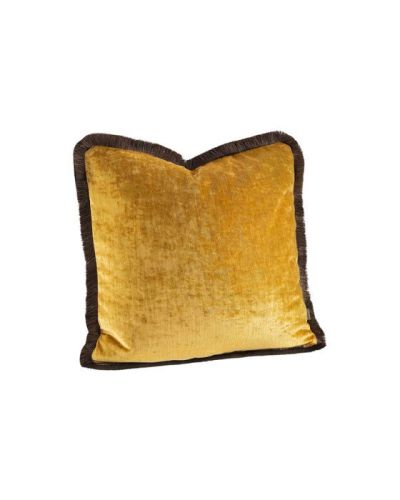 Artwood Garda Velvet tyynynpäällinen hapsuilla cognac