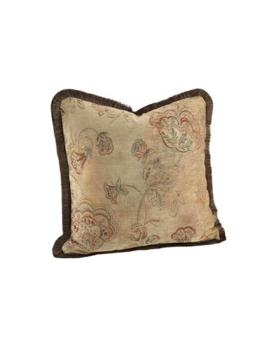Artwood Miralago Flower -tyynynpäällinen hapsuilla beige