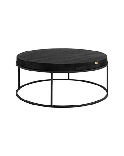 Artwood Carlisle sohvapöytä musta Ø90cm