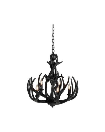 Artwood Antler kattokruunu musta