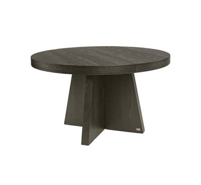 Artwood Jatkettava Trent- ruokapöytä tummanharmaa 130–250x130 cm