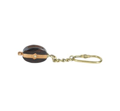 Authentic Models Block Keychain Brown