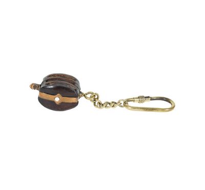 Authentic Models Triple Block Keychain Brown
