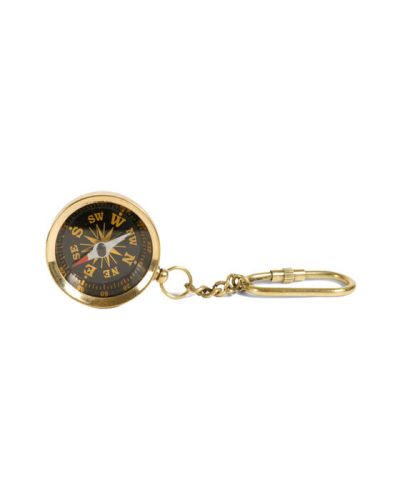 Authentic Models Compass Keychain Brass