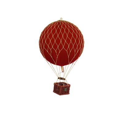 Authentic Models Travels Light Hot Air Balloon Velvet Red
