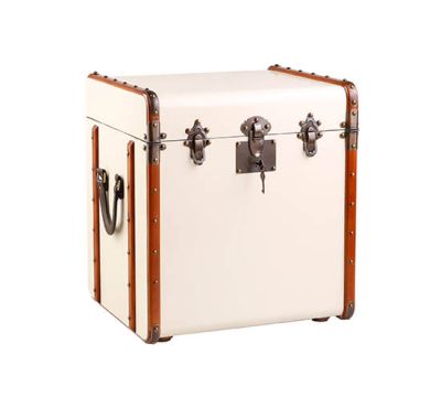 Authentic Models Stateroom Side Table Off-White