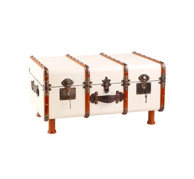 Authentic Models Stateroom Trunk Table Off-White