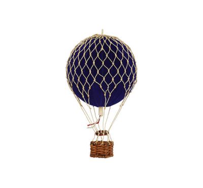 Authentic Models Floating The Skies Hot Air Balloon Velvet blue