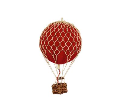 Authentic Models Floating The Skies Hot Air Balloon Velvet Red