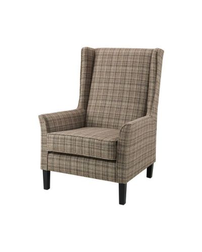 Artwood Rockwell Lounge Chair Callum Plaid Brown