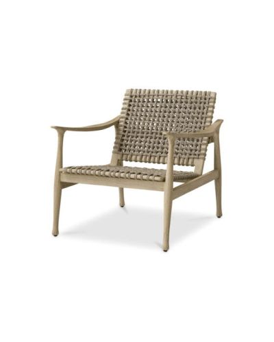 Eichholtz Manzo nojatuoli greige rope