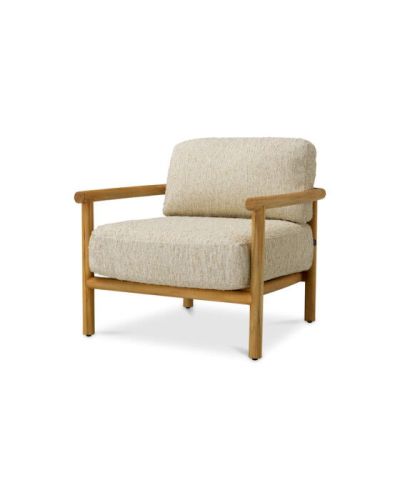 Eichholtz Ombria nojatuoli luonnollinen tiikki