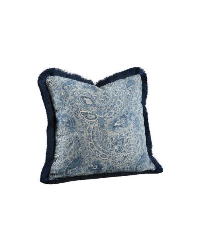 Artwood Elton tyynynpäällinen Paisley sininen hapsuilla