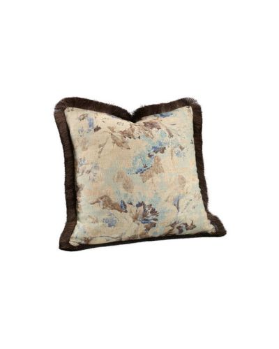 Artwood Rosewood tyynynpäällinen hapsuilla blue flower