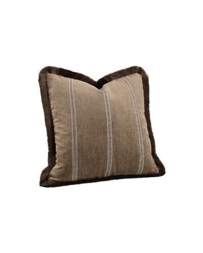 Artwood Serena tyynynpäällinen hapsuilla stripe chestnut