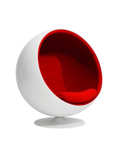 Studio Eero Aarnio Pallotuoli ea-kangas 04 klassinen punainen