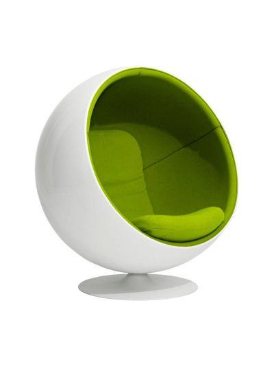 Studio Eero Aarnio Pallotuoli ea-kangas 07 limenvihreä