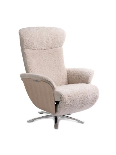 Conform Nova-nojatuoli lampaankarva hiekanruskea / tammi