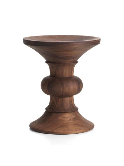 Vitra Stool-jakkara model b tumma pähkinä