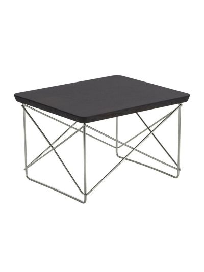 Vitra Eames occasional table ltr -sivupöytä tumma tammi / ruostumaton teräs