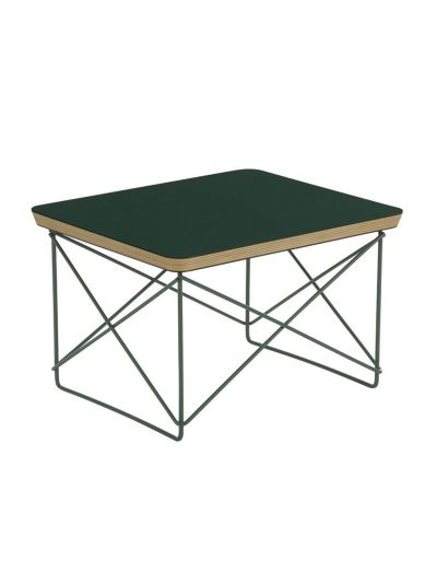 Vitra Eames occasional table ltr -sivupöytä vihreä linoleumi / vihreä