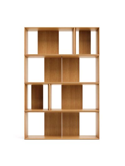 Kave Home Litto-hylly 6-osainen tammi 101 x 152 cm