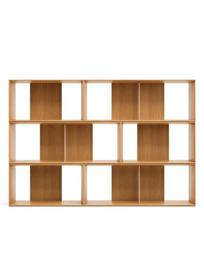 Kave Home Litto-hylly 6-osainen tammi 168 x 114 cm