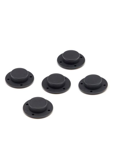 Kave Home Litto-hyllynjalat 5 kpl musta