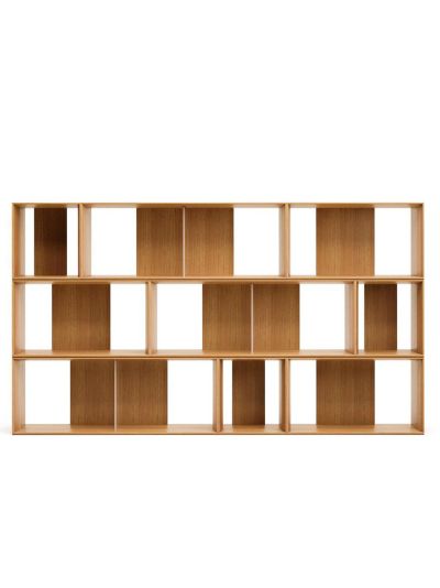 Kave Home Litto-hylly 9-osainen tammi 202 x 114 cm