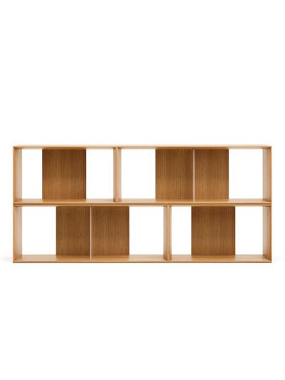Kave Home Litto-hylly 4-osainen tammi 168 x 76 cm