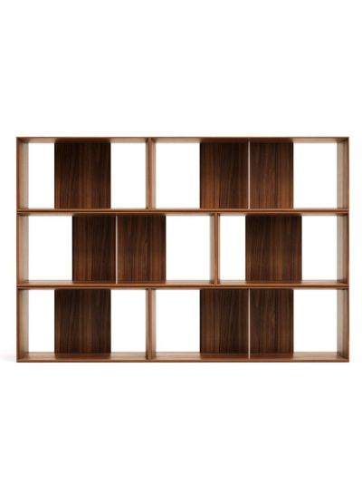 Kave Home Litto-hylly 6-osainen pähkinä 168 x 114 cm