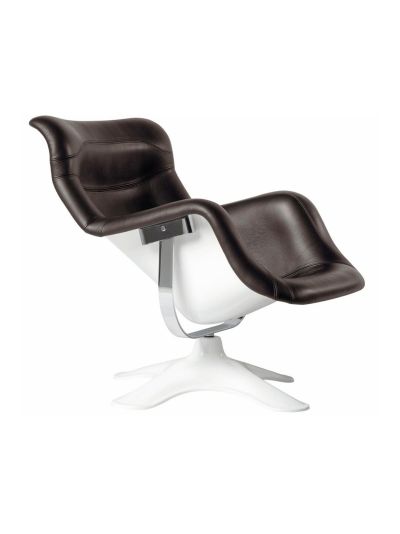 Artek Karuselli-tuoli ruskea nahka k 92 cm