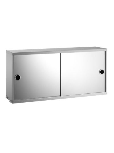 String system -kaappi peiliovilla harmaa 78 x 20 cm