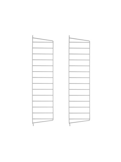 String system -seinäsivupaneelit harmaa 75 x 20 cm