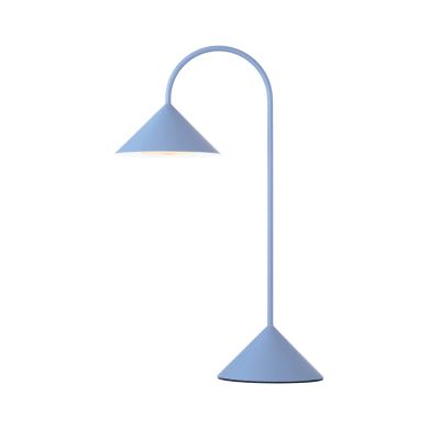FRANDSEN - Grasp LED-akkukäyttöinen pöytälamppu, vaaleansininen, korkeus 47 cm, metalli -