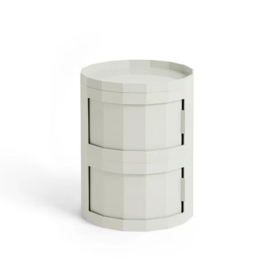 HAY - Facet Cabinet 20 sivukaappi, kermanvalkoinen, ABS