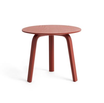 HAY - Bella-sohvapöytä, punainen, Ø45 x H39 cm, tammi