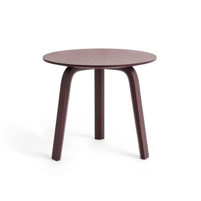 HAY - Bella-sohvapöytä, viininpunainen, Ø45 x H39 cm, tammi