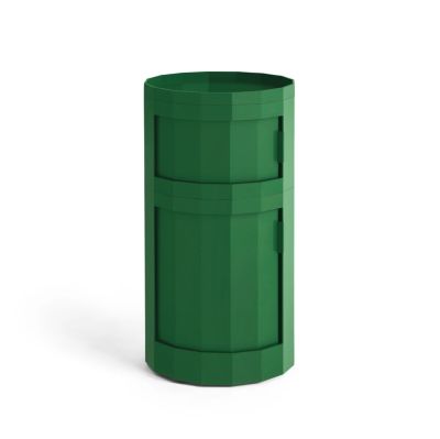 HAY - Facet Cabinet 110 sivukaappi, tummanvihreä, ABS