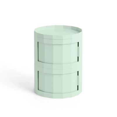 HAY - Facet Cabinet 20 sivukaappi, mintunvihreä, ABS